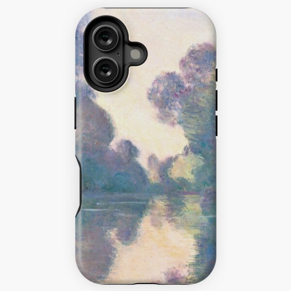 Aperçu de l'œuvre Peinture impressionniste Matin sur la Seine près de Giverny (1897) par Claude Monet créée et vendue par Designedbysm.
