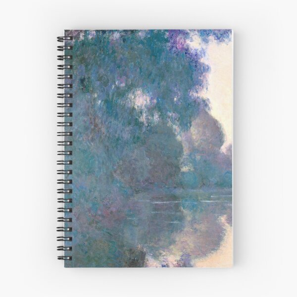 Item preview, Impressionist Painting Morning on the Seine near Giverny (1897) by Claude Monet designed and sold by Designedbysm.