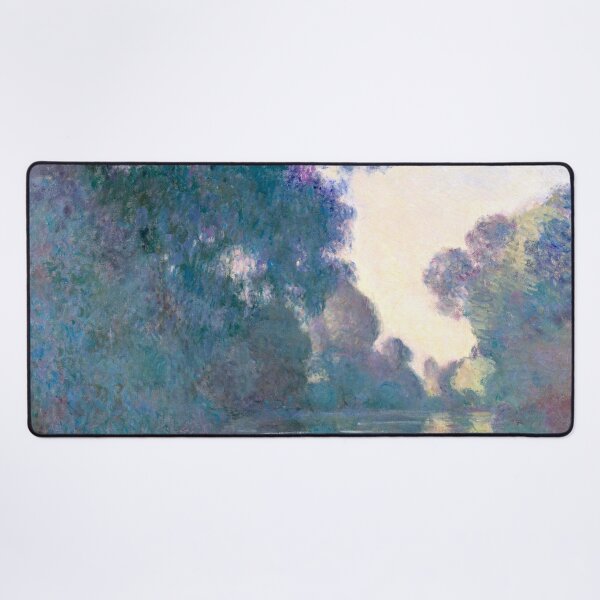 Item preview, Impressionist Painting Morning on the Seine near Giverny (1897) by Claude Monet designed and sold by Designedbysm.