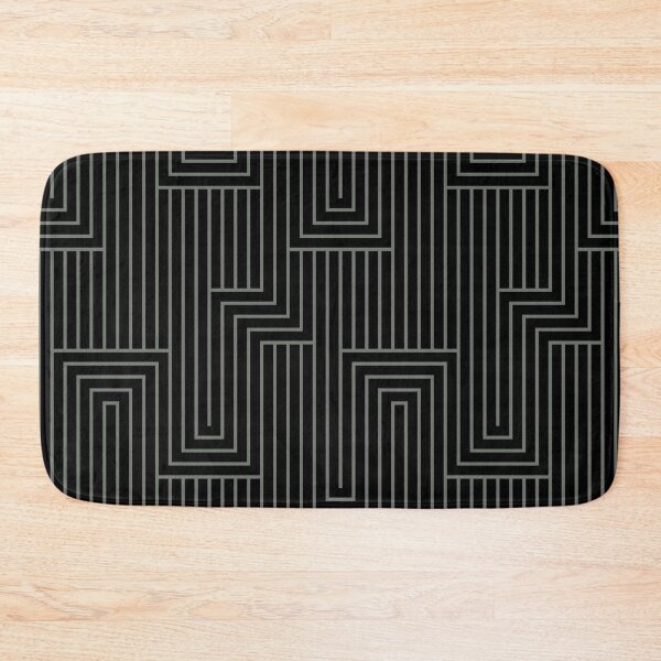 Item preview, Black and Gray Art Deco Pattern 2 Pairs HGTV 2022 Popular Color HGTV Retreat HGSW3283 - Colour Trends - Hues designed and sold by ColorOfTheYears.