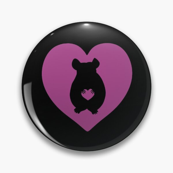 Item preview, Chinchilla Heart Silhouette for Chinchilla Lovers, Purple designed and sold by Mochi-Merch.