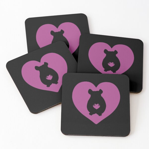 Item preview, Chinchilla Heart Silhouette for Chinchilla Lovers, Purple designed and sold by Mochi-Merch.