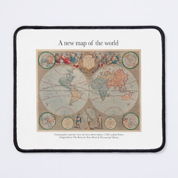 Item preview, Antique vintage world map designed and sold by FrostMintStudio.