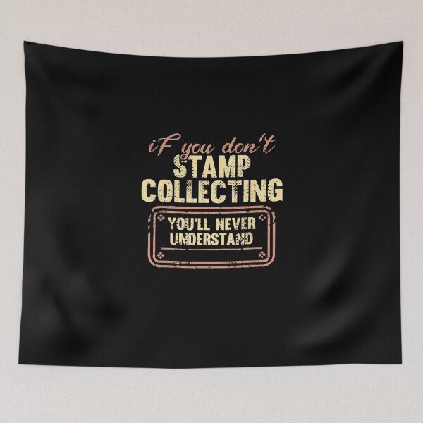 Item preview, Stamp Collecting Funny Stamp Collector Philately designed and sold by HeribertHansen.