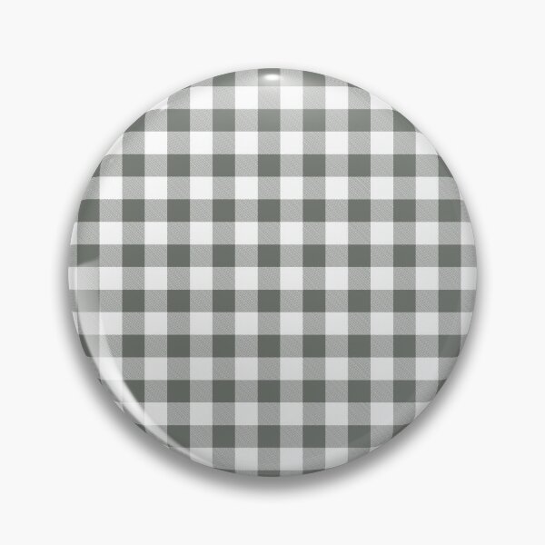 Item preview, White and Gray Buffalo Plaid Checkerboard Pattern Pairs HGTV 2022 Popular Color HGTV Retreat HGSW3283 - Colour Trends - Hues designed and sold by ColorOfTheYears.