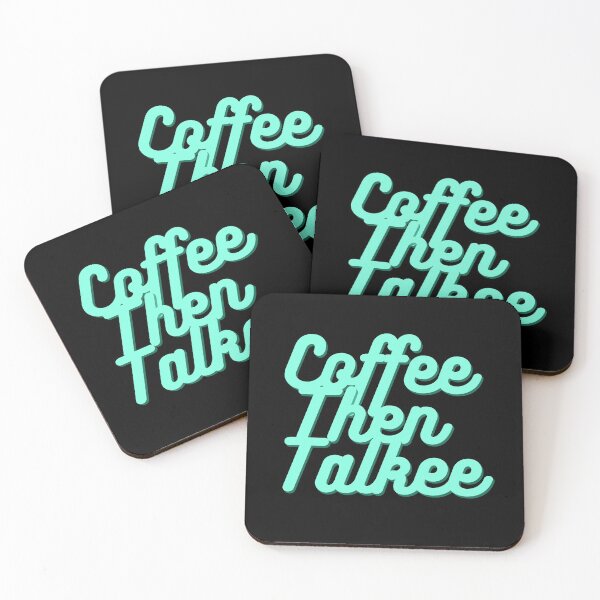 Item preview, Coffee Then Talkee designed and sold by ShopManea.