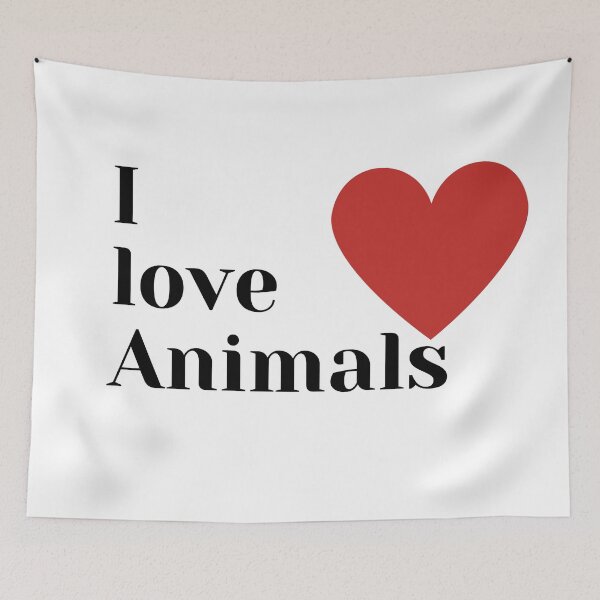 Item preview, I love animals designed and sold by salvage203.