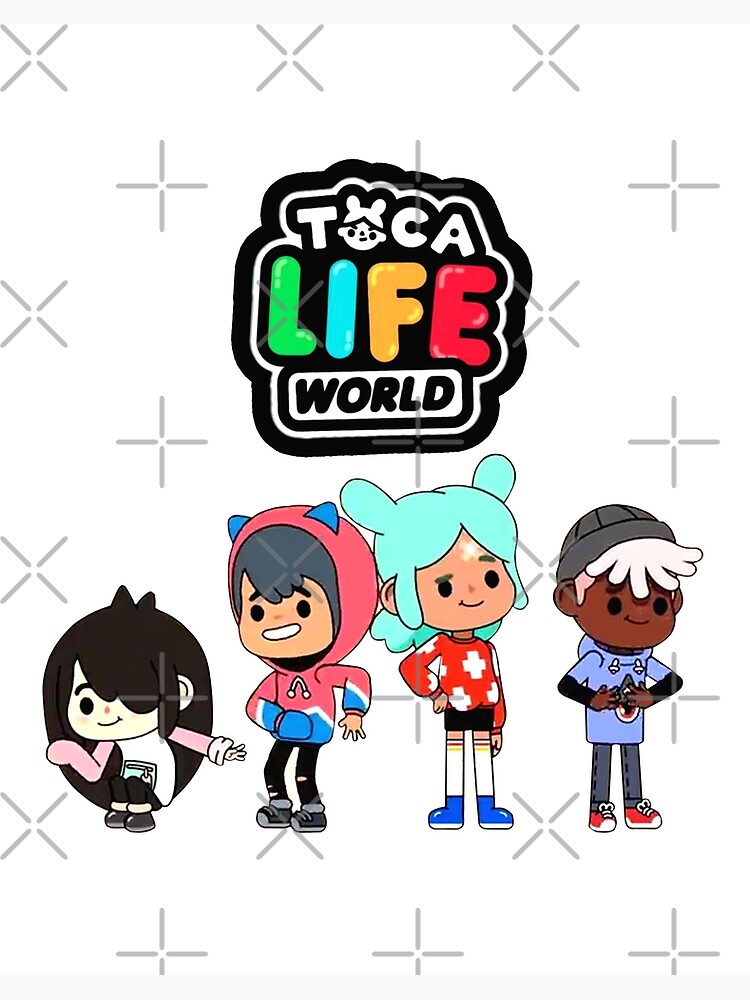 toca boca - toca boca 2021 - toca life world | Art Board Print