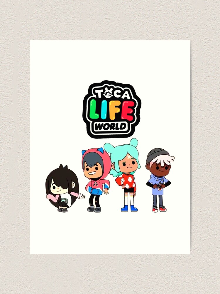 toca boca , toca life characters cute Sticker for Sale by ducany