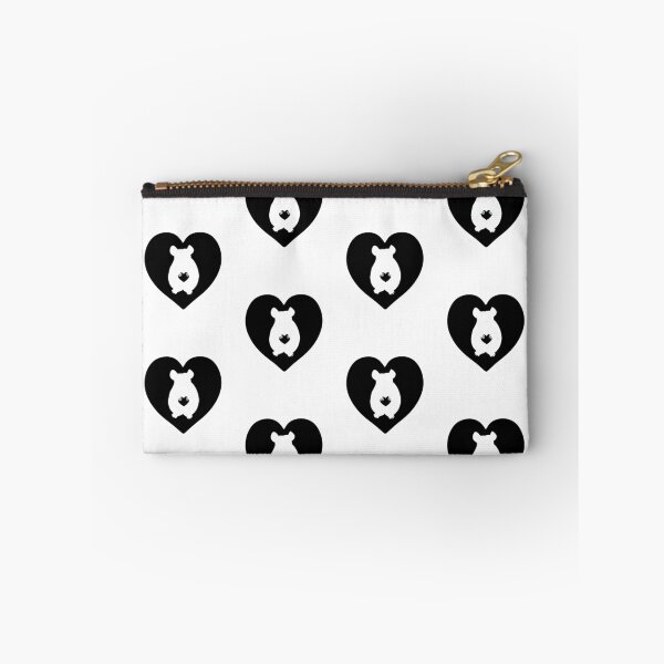 Item preview, Chinchilla Heart Silhouette for Chinchilla Lovers, Black designed and sold by Mochi-Merch.