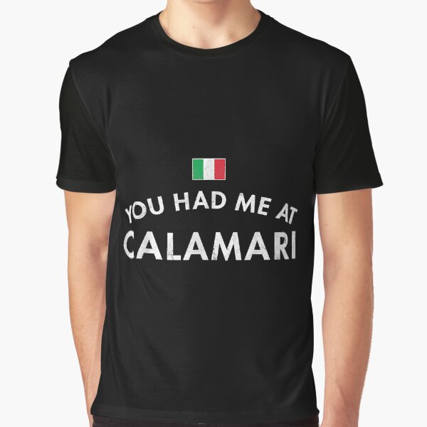 Calamari Squid Octopus Fried Italy Seafood Graphic T-Shirt