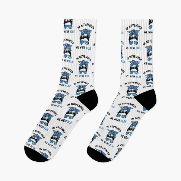 Item preview, In November We Wear Blue, World Diabetes Day designed and sold by SportyDogShop.