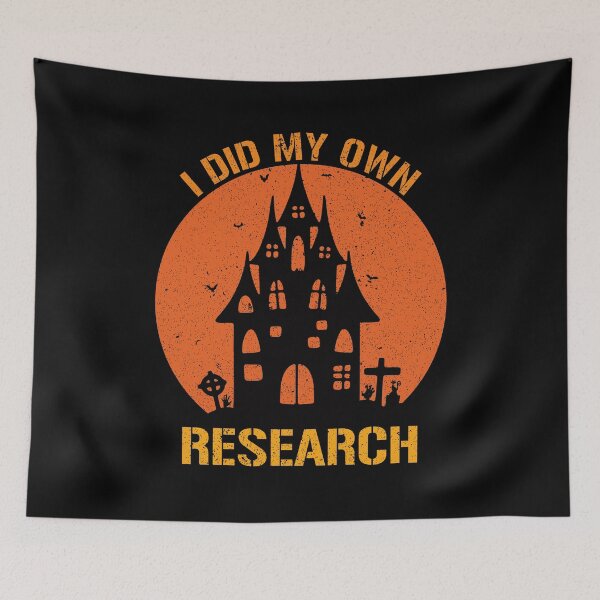 Item preview, I Did My Own Research Halloween Creepy And Funny Gravestone designed and sold by Creativy.