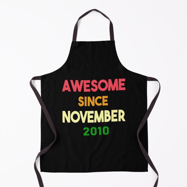 Item preview, Awesome Since November 2010, Birthday Shirt Gift, November Birthday designed and sold by Abderrahim Bguiguir.