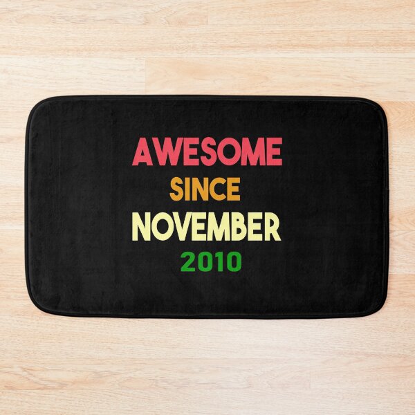 Item preview,  Awesome Since November 2010, Birthday Shirt Gift, November Birthday designed and sold by Abderrahim Bguiguir.