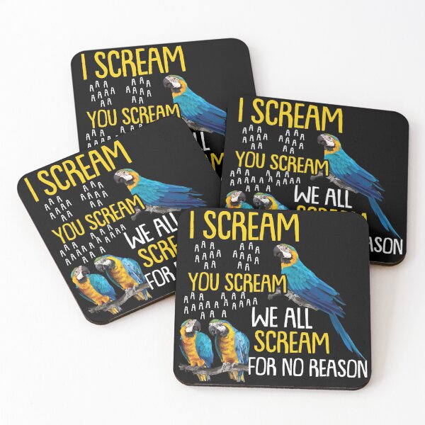 Item preview, Parrot Bird lover I scream you scream all scream quaker designed and sold by Arneeeeee.