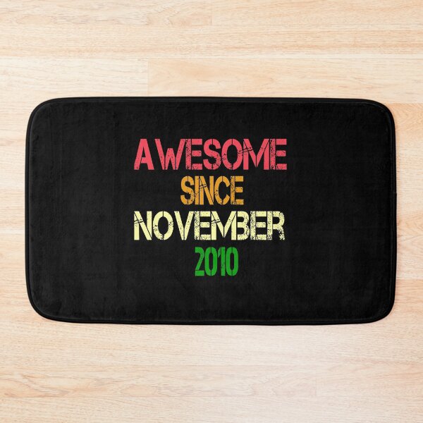 Item preview, Awesome Since November 2010, Birthday Shirt Gift, November Birthday designed and sold by Abderrahim Bguiguir.