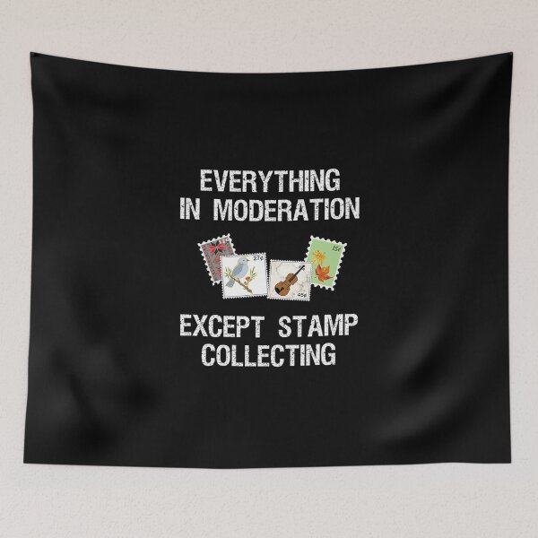 Item preview, Stamp Collecting for Collectors Funny Moderation designed and sold by HeribertHansen.