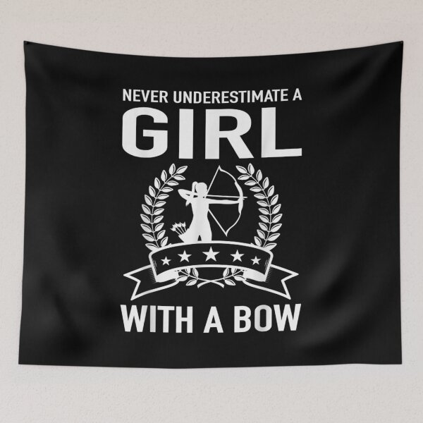 Item preview,  Girl Never Underestimate With Bow Archery designed and sold by idabry.