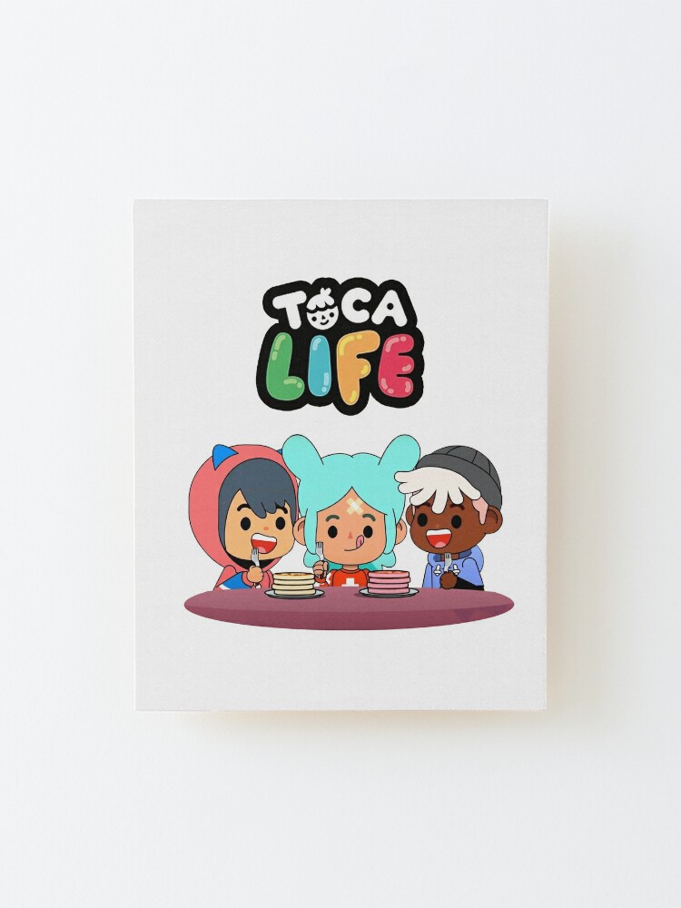 Toca Boca Toca Boca 2021 Toca Life World Mounted Print for Sale