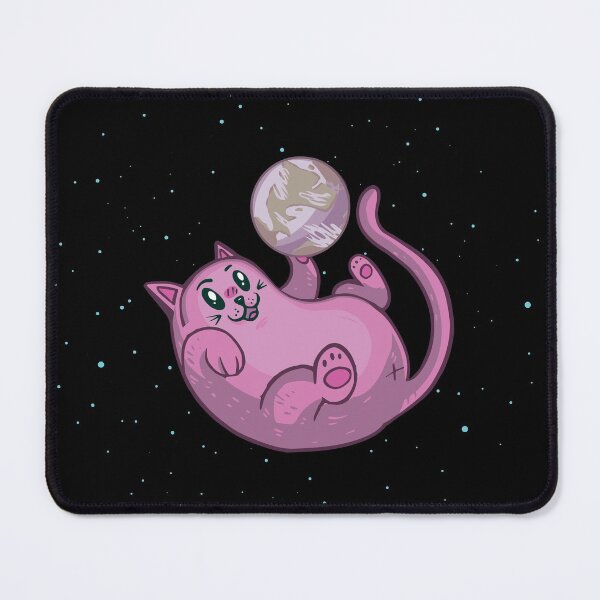 Item preview, Pink Cat Playing With Earth | Galaxy Kitten designed and sold by artado.