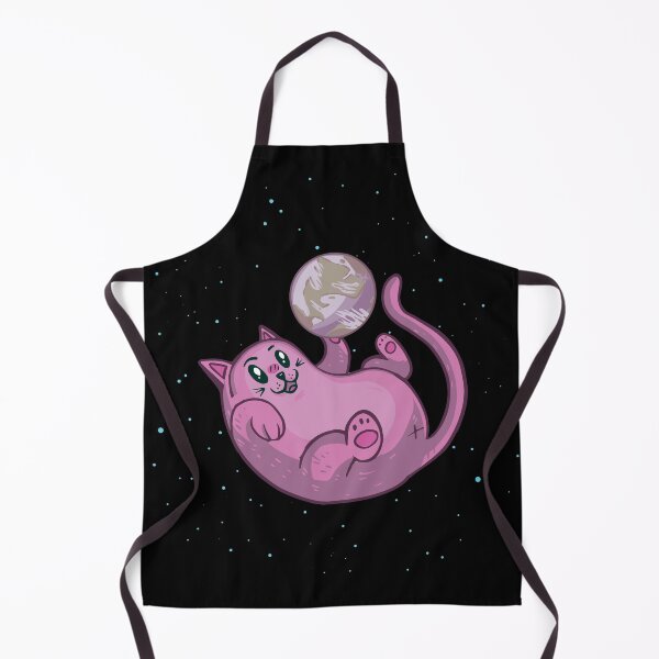 Item preview, Pink Cat Playing With Earth | Galaxy Kitten designed and sold by artado.