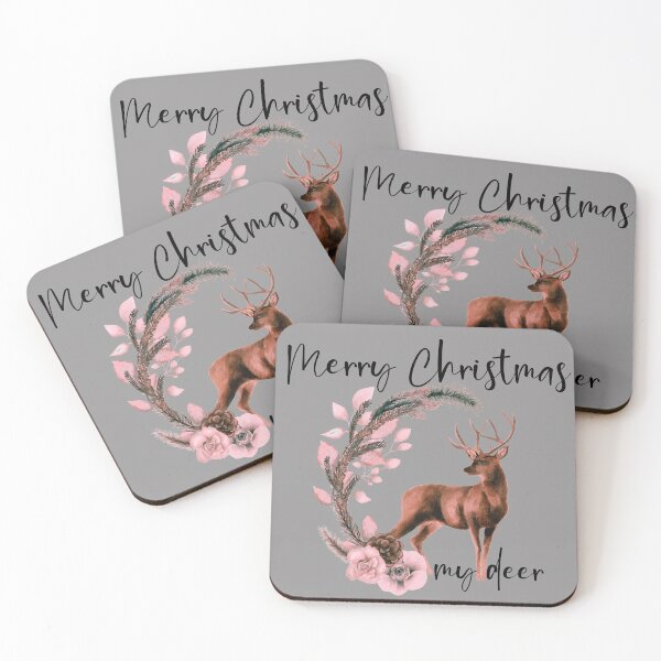 Item preview, Merry Christmas my deer illustration designed and sold by FayNdesigns.