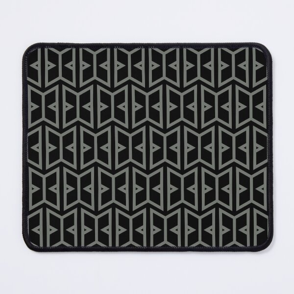Artikelvorschau, Black and Gray Simple Art Deco Shape Pattern Pairs HGTV 2022 Popular Color HGTV Retreat HGSW3283 - Colour Trends - Hues entworfen und verkauft von ColorOfTheYears.
