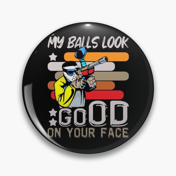 Item preview, Paintball shooting sport marking paintballer splashes of color saying design designed and sold by brunsch-print.