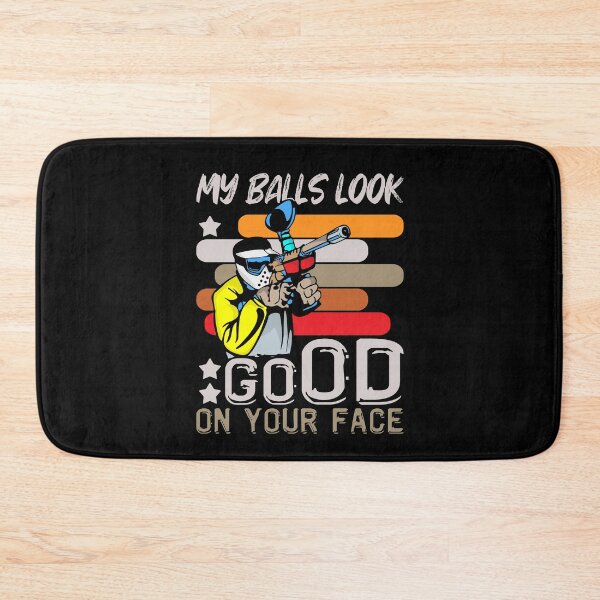 Item preview, Paintball shooting sport marking paintballer splashes of color saying design designed and sold by brunsch-print.