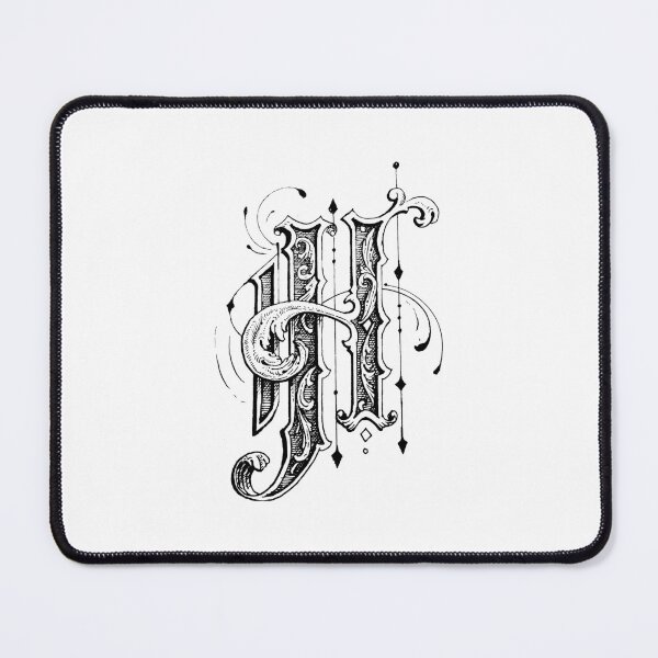 Item preview, Ornamental letter H designed and sold by Cretalyst.