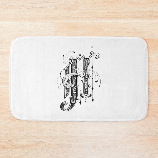 Item preview, Ornamental letter H designed and sold by Cretalyst.