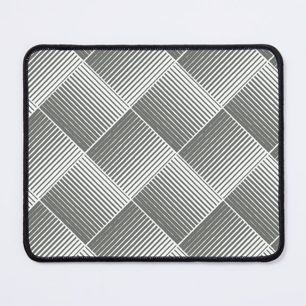Item preview, White and Gray Square Mosaic Stripe Pattern Pairs HGTV 2022 Popular Color HGTV Retreat HGSW3283 - Colour Trends - Hues designed and sold by ColorOfTheYears.