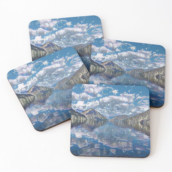 Item preview, Lake In The Mountains Abstract Design designed and sold by Constant Readers.