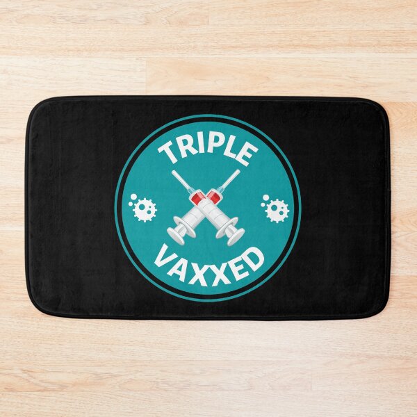 Item preview, Triple Vaxxed Circle - Covid Booster Shot for Vaccinated People - Vaccinated with Booster designed and sold by CaitU.