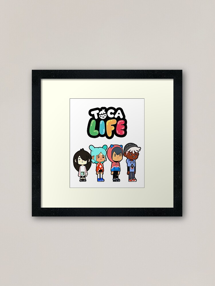 toca boca and gacha life Art Board Print for Sale by kader011