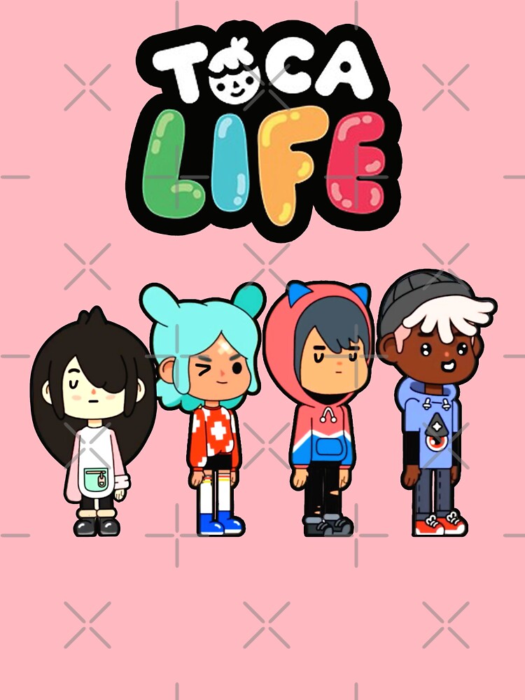 toca boca and gacha life | Kids Pullover Hoodie