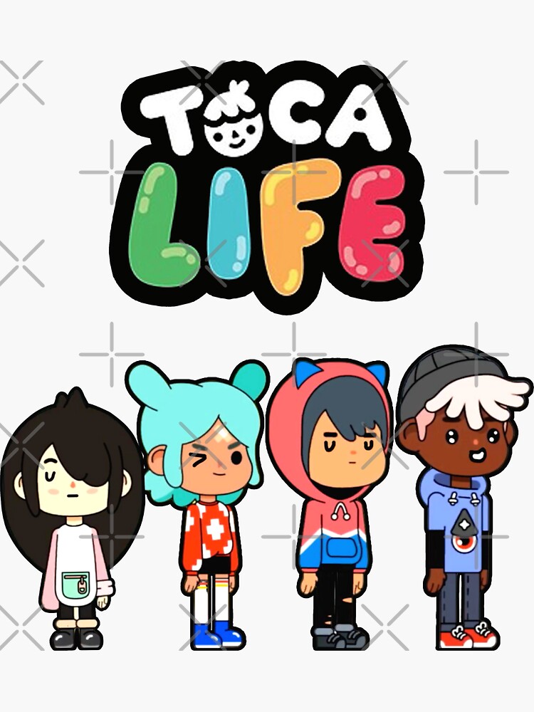 Toca life World characters in Gacha Life 