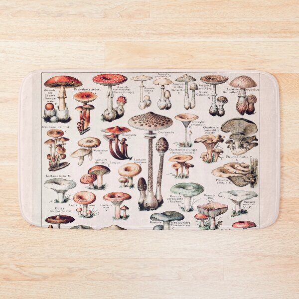 Item preview, Vintage Botanical Mushroom Illustration designed and sold by TheLykosApparel.