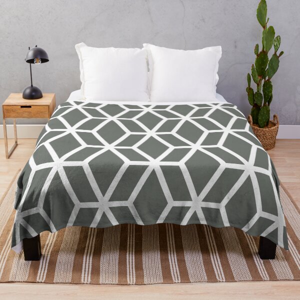 Item preview, White and Gray Tessellation Line Pattern 16 Pairs HGTV 2022 Popular Color HGTV Retreat HGSW3283 - Colour Trends - Hues designed and sold by ColorOfTheYears.