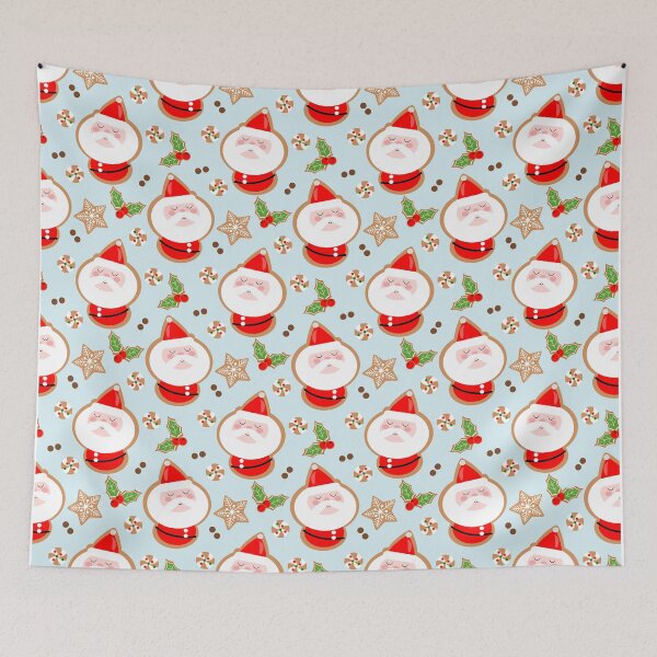 Item preview, Christmas Santa Claus Pattern Cute designed and sold by LunaticArtWork.