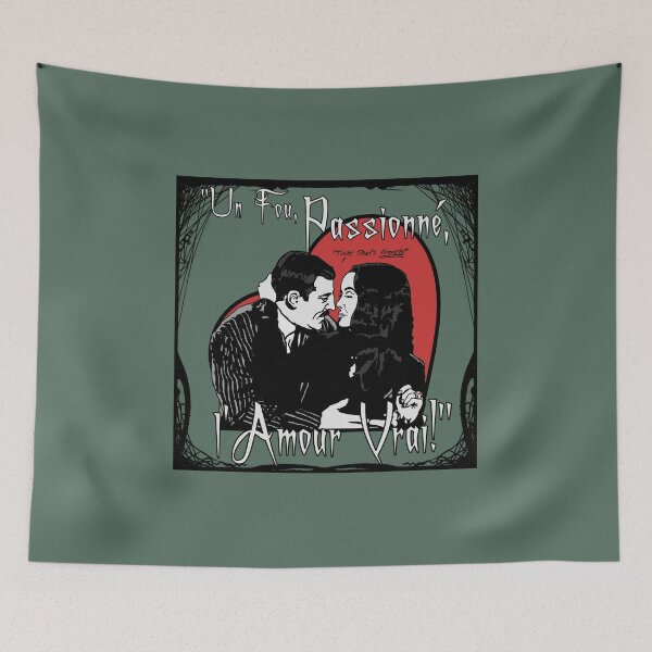 Item preview, "Un Fou, Passionné, l'Amour Vrai!"- One Crazy, Passionate, True Love! (green) designed and sold by torg.