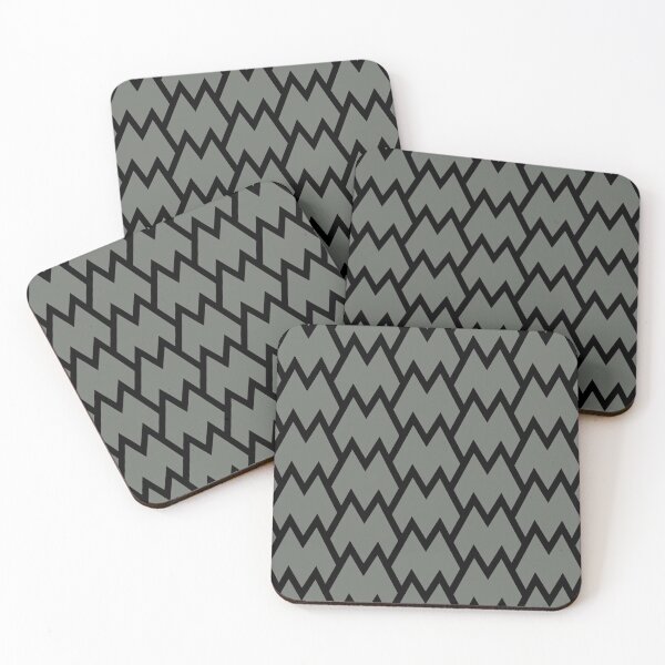 Item preview, Black and Gray Tessellation Line Pattern 18 Pairs HGTV 2022 Popular Color HGTV Retreat HGSW3283 - Colour Trends - Hues designed and sold by ColorOfTheYears.