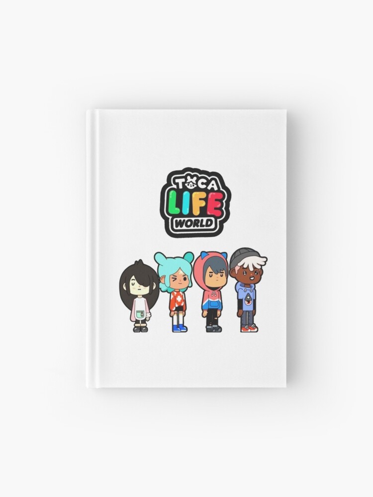 toca boca and gacha life Hardcover Journal for Sale by kader011