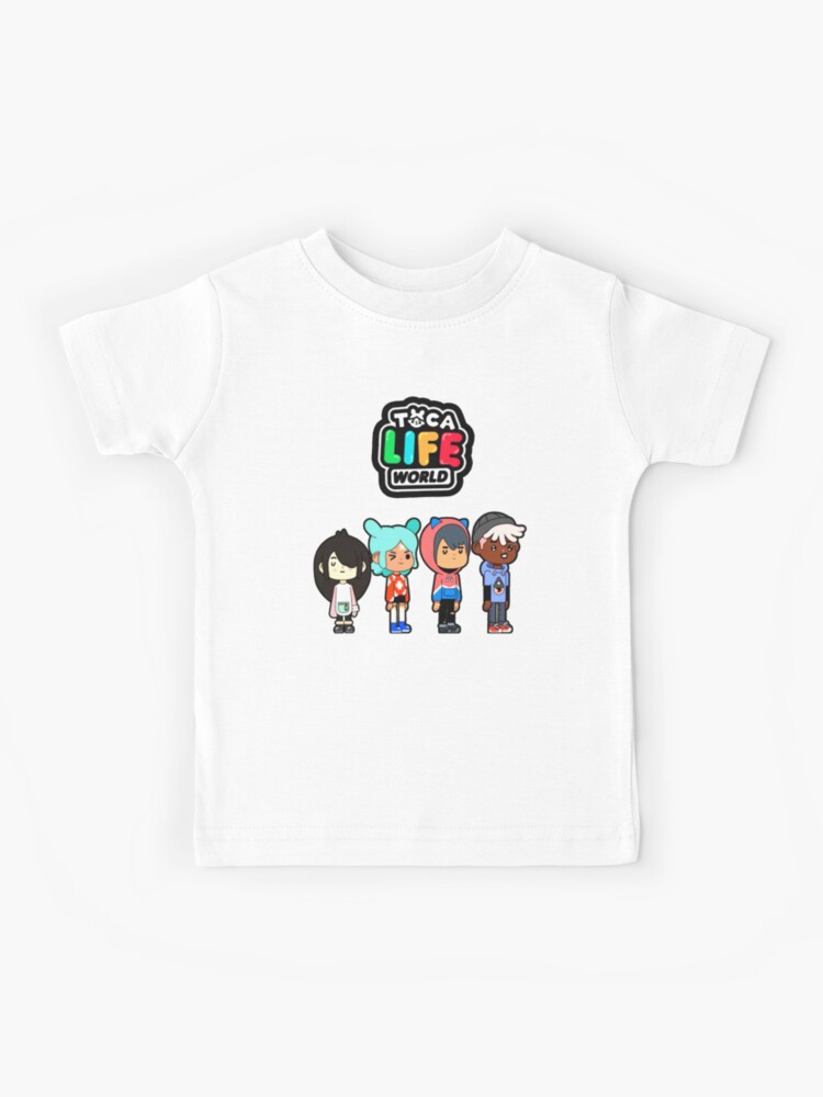 toca boca and gacha life | Kids T-Shirt