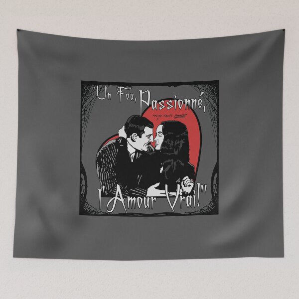 Item preview, "Un Fou, Passionné, l'Amour Vrai!"- One Crazy, Passionate, True Love! (grey) designed and sold by torg.