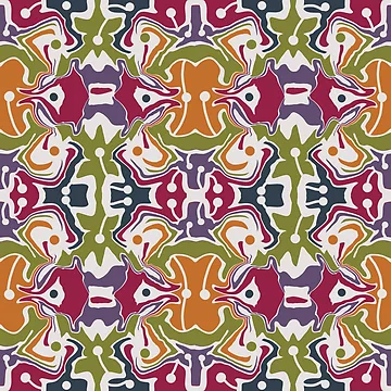 Artwork thumbnail, Colorful Abstract Pattern by TanglePatch