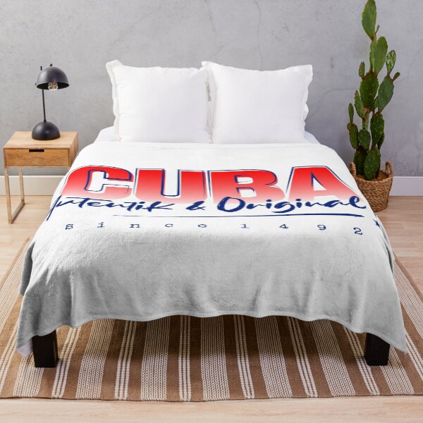 Aperçu de l'œuvre Cuba - Red/ Blue créée et vendue par CUBATSHIRT.