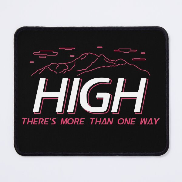 Item preview, neon typography - high - There's More Than One Way designed and sold by cruzzcreation.