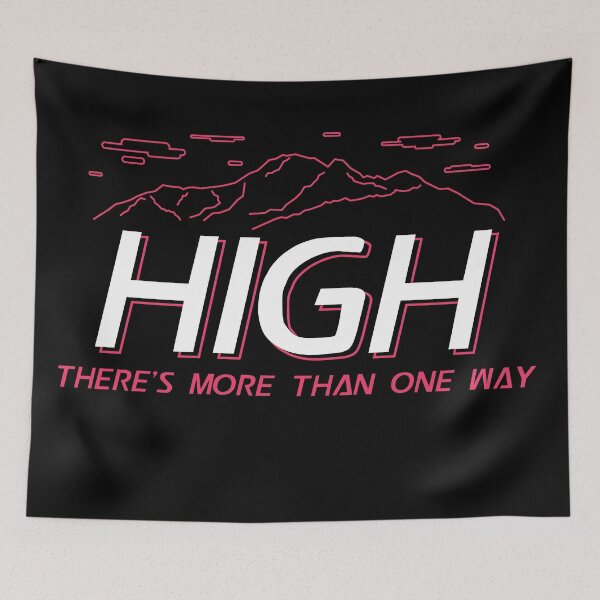Item preview, neon typography - high - There's More Than One Way designed and sold by cruzzcreation.